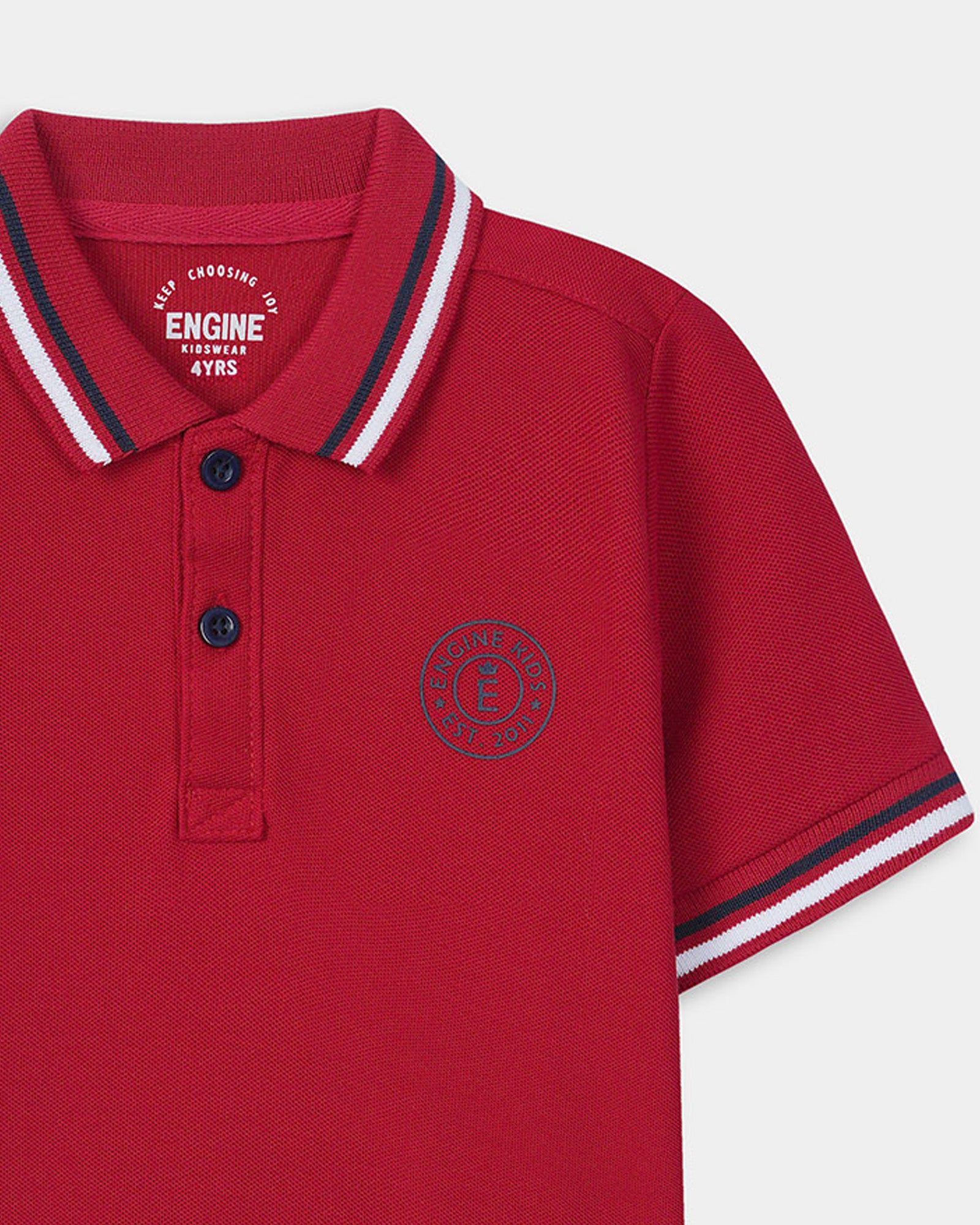 Boys Polo Tee - Engine - Buy Now