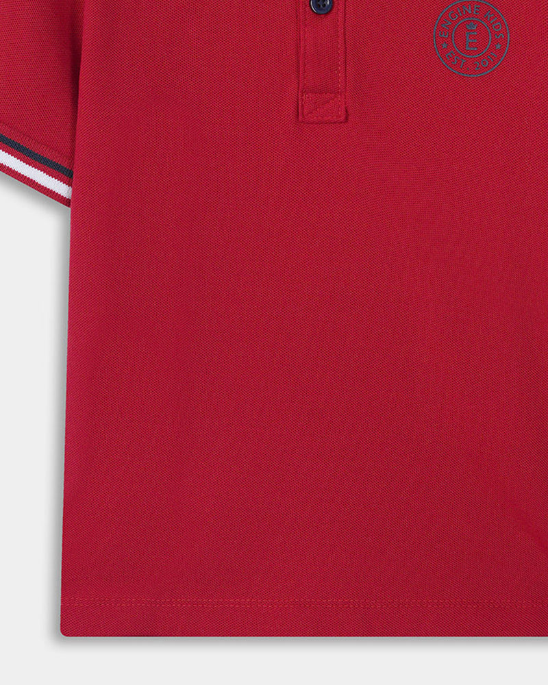 Boys Polo Tee - Engine - Buy Now