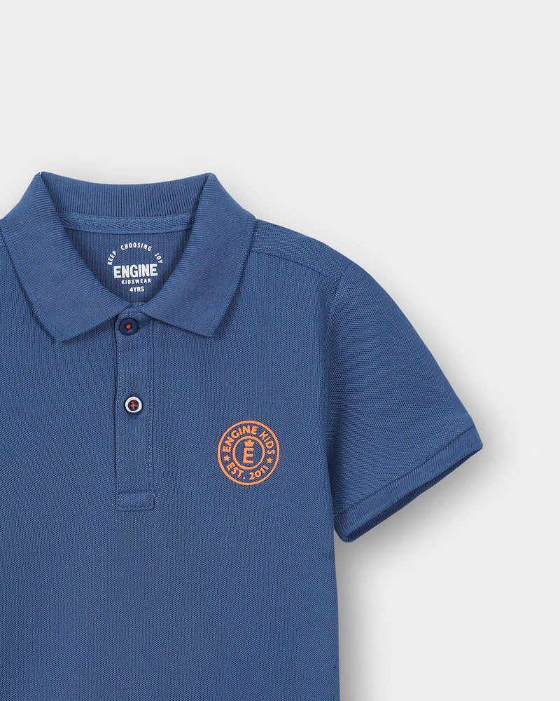 Boys Polo Tee - Engine - Buy Now