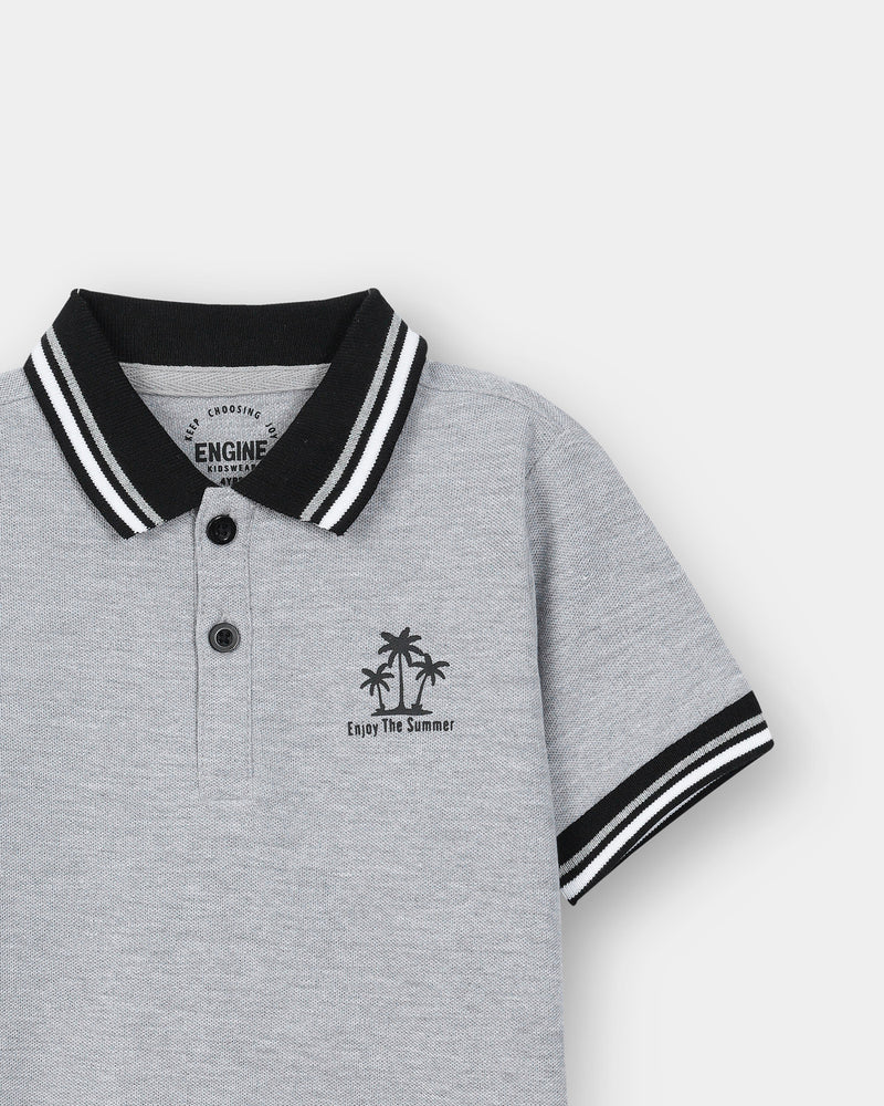 Boys Polo Tee - Engine - Buy Now