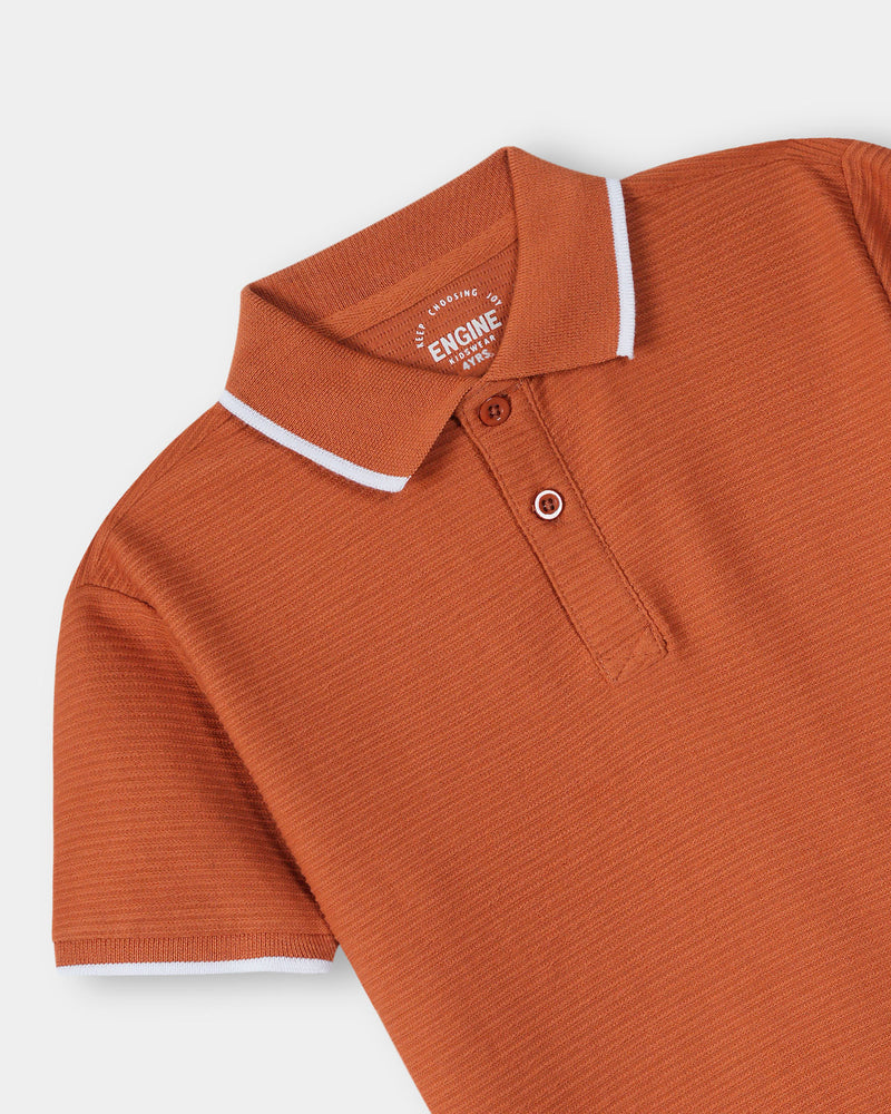 Boys Polo Tee - Engine - Buy Now
