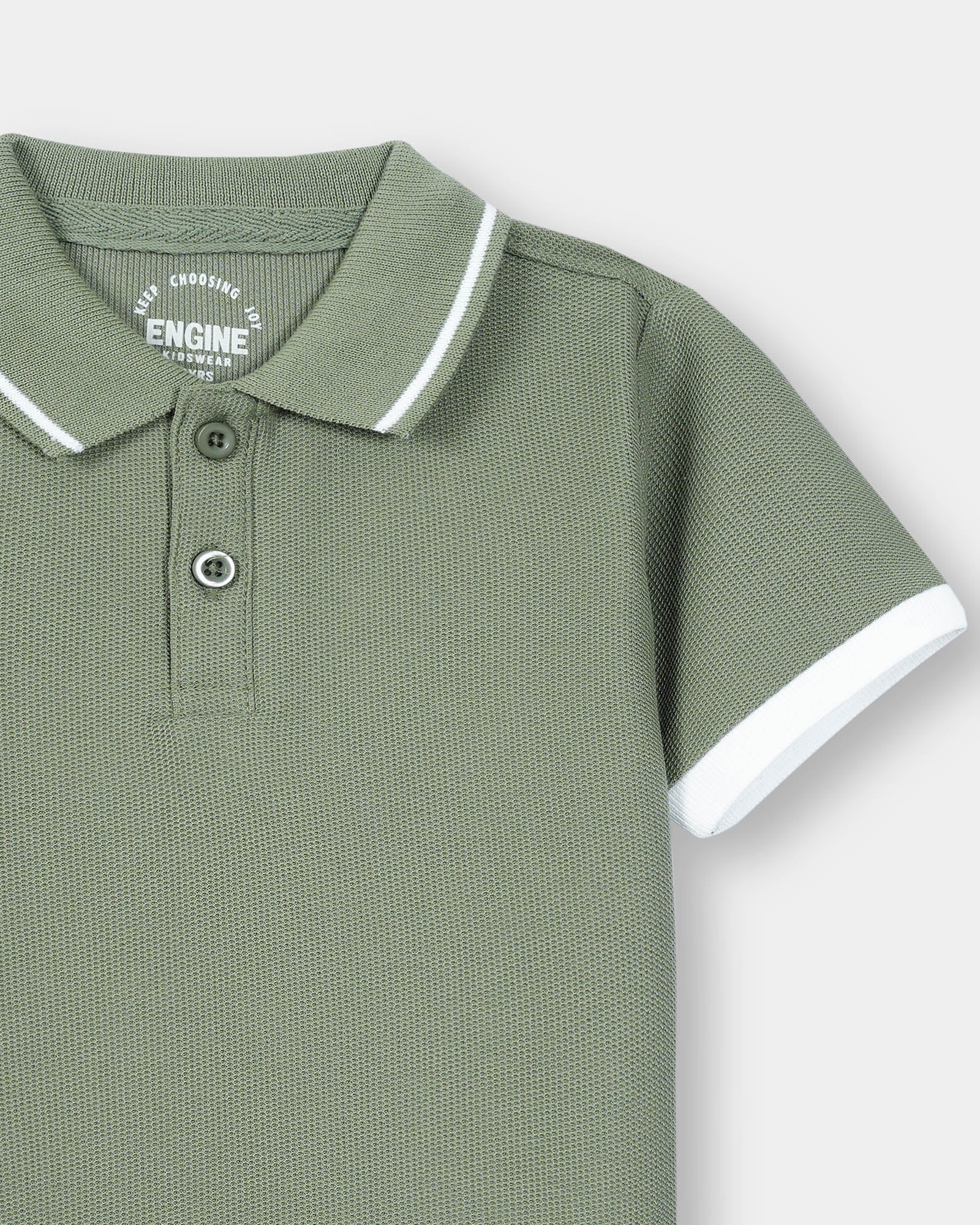 Boys Polo Tee - Engine - Buy Now