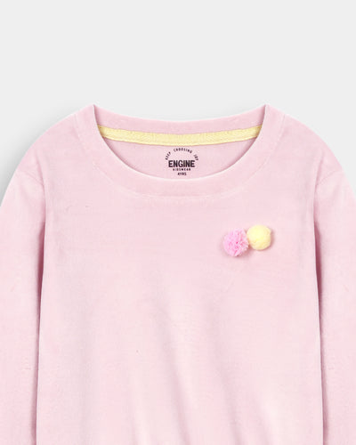 Girls Basic Sweatshirt