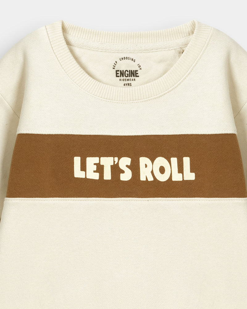 Boys Panel Sweatshirt - Engine - Buy Now