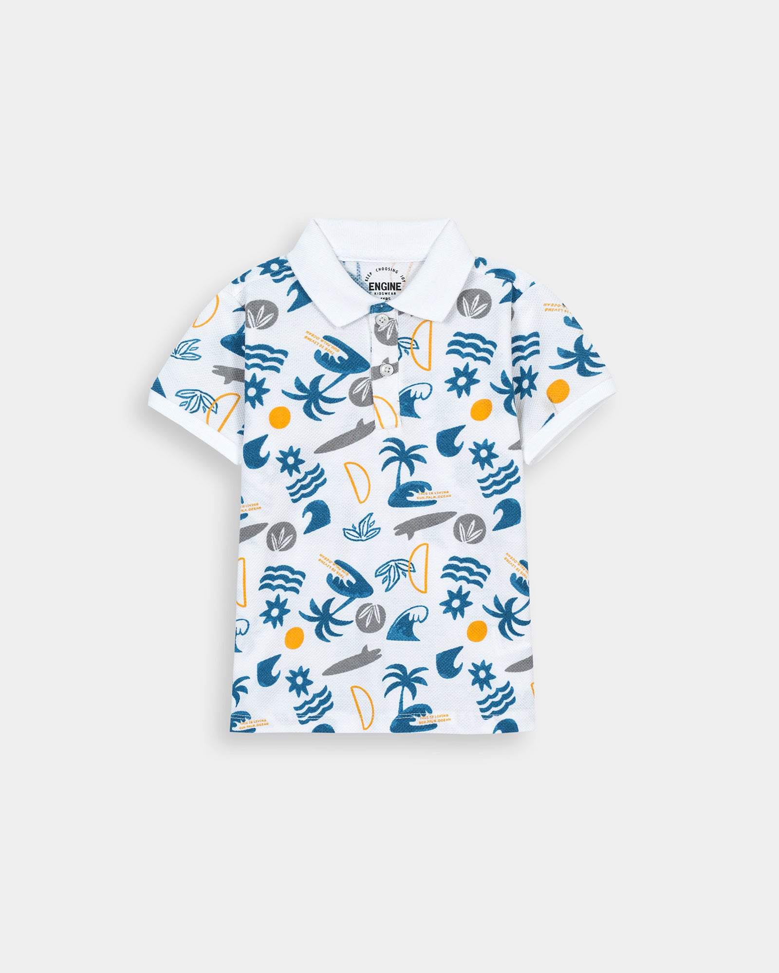 Boys Polo Tee - Engine - Buy Now
