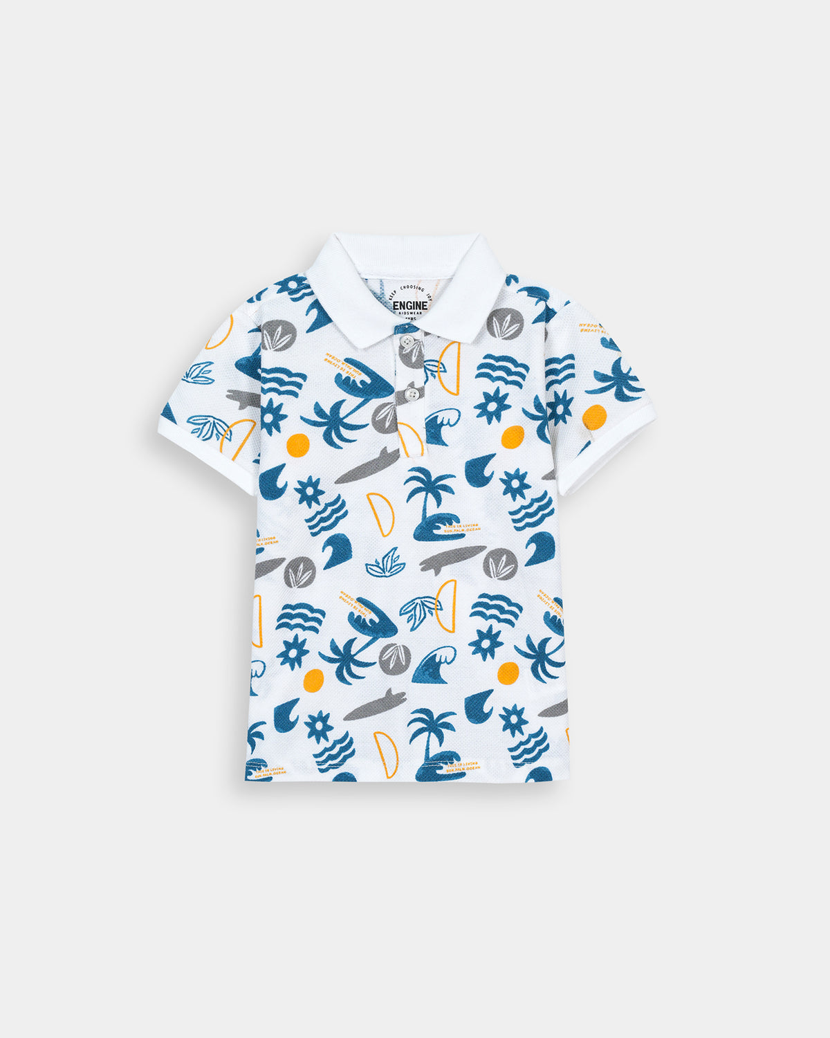 Boys Polo Tee - Engine - Buy Now