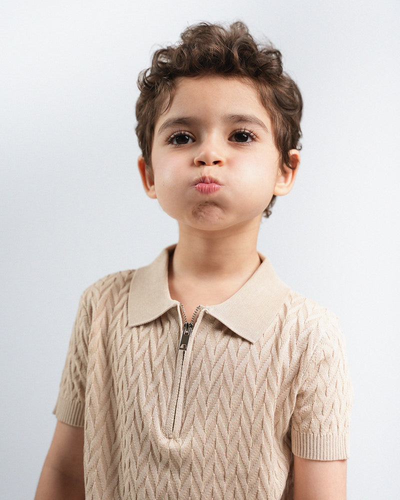 Boys Zipper Polo - Engine - Buy Now