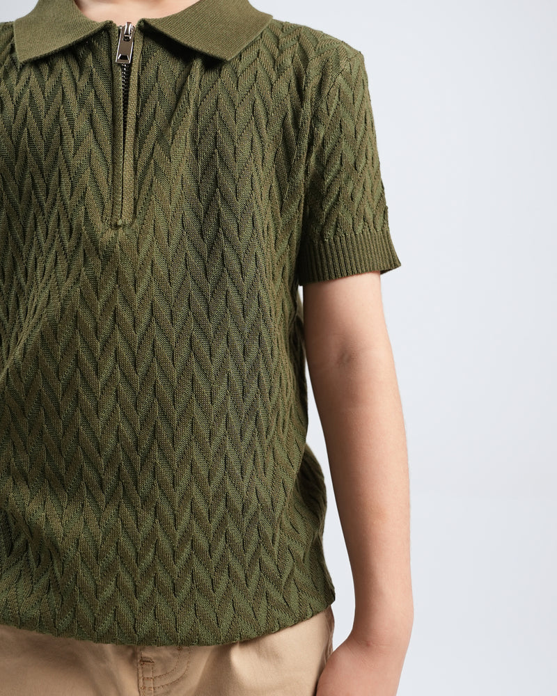 Boys Zipper Polo - Engine - Buy Now