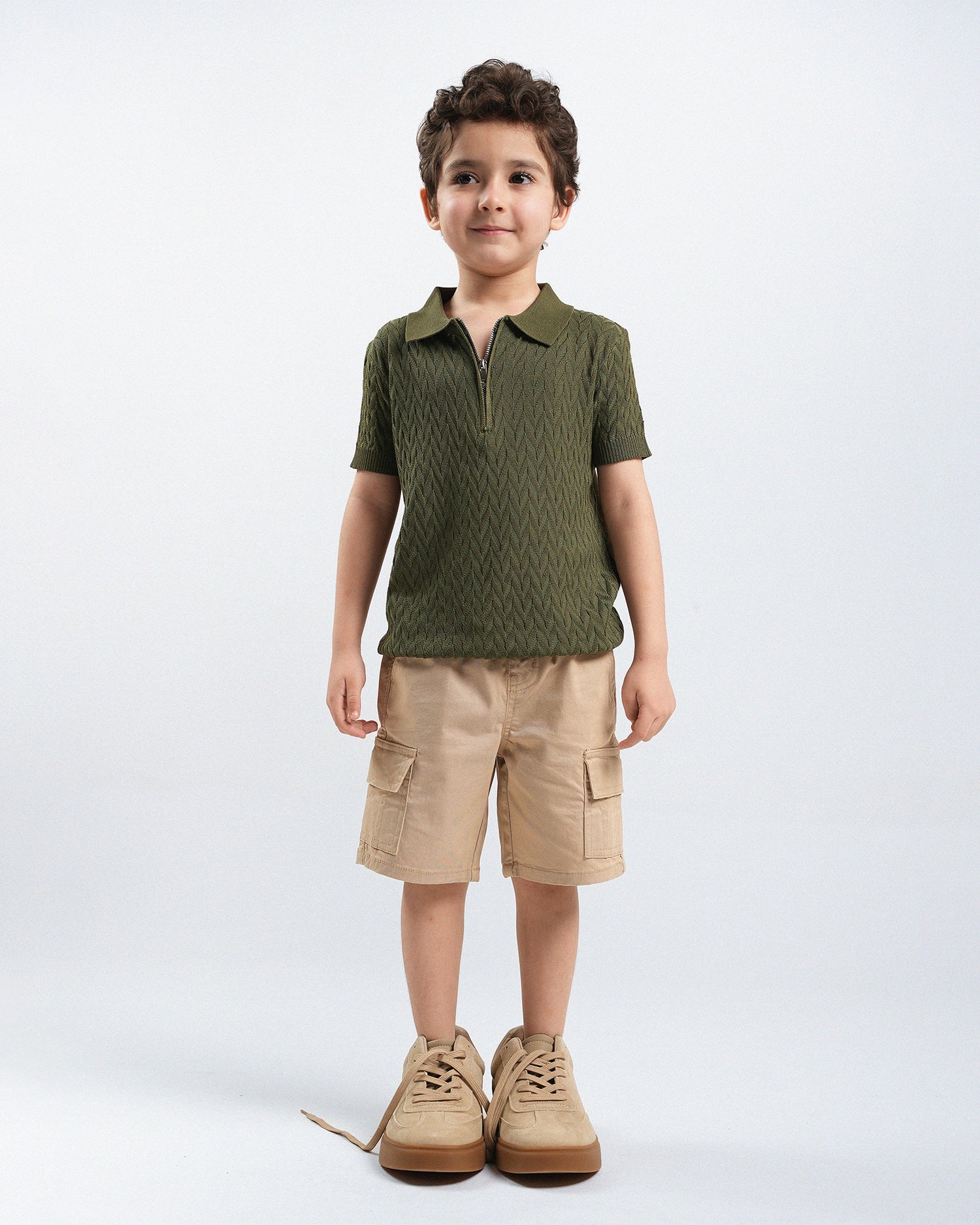 Boys Zipper Polo - Engine - Buy Now
