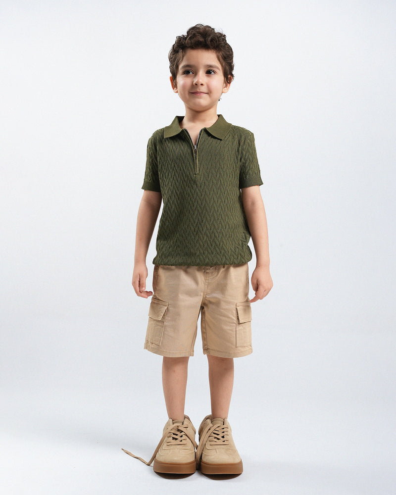 Boys Zipper Polo - Engine - Buy Now