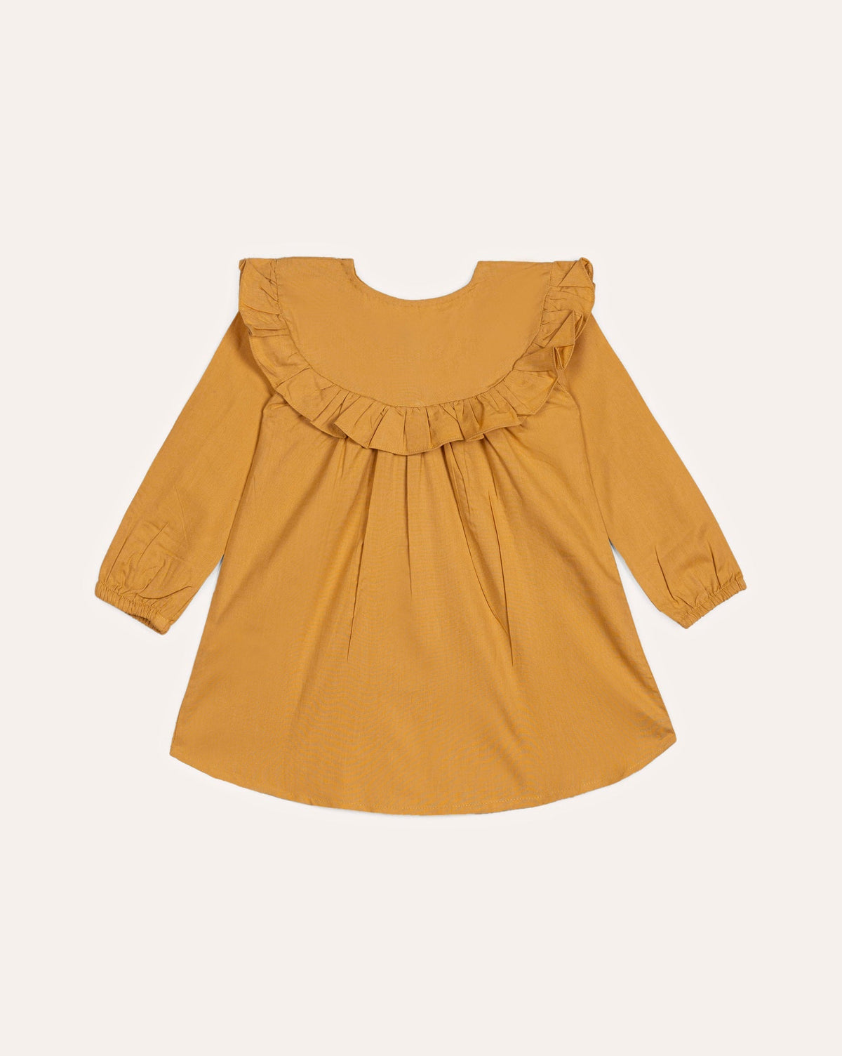 Baby Girls Mustered Color Dress Woven Top - Engine - Buy Now