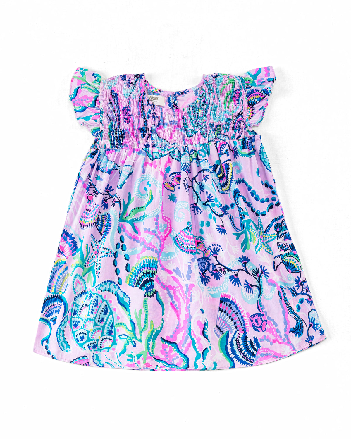 Girls Ruffle Smocking Dress - Engine - Buy Now