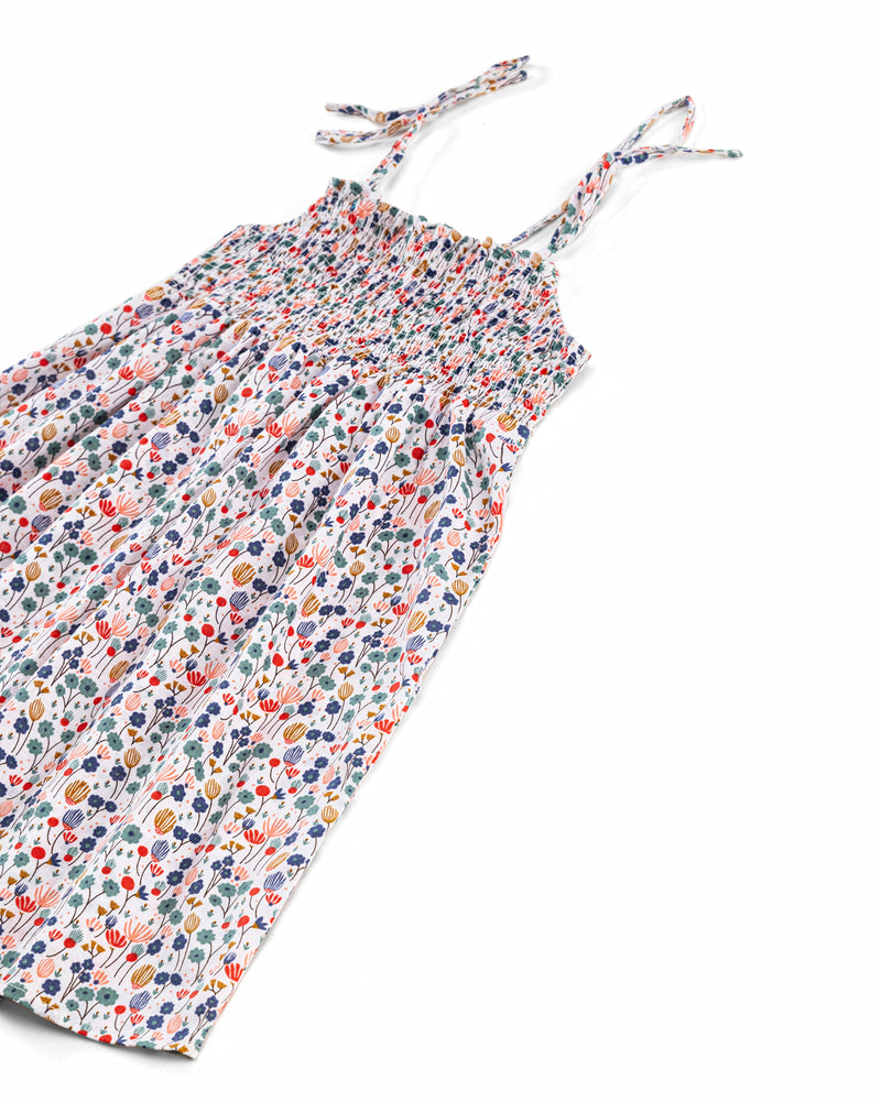 Girls Printed Smocking Dress - Engine - Buy Now