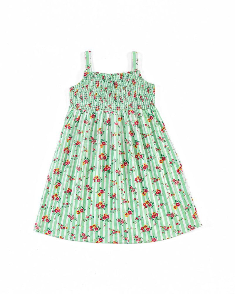 Girls Printed Smocking Dress - Engine - Buy Now