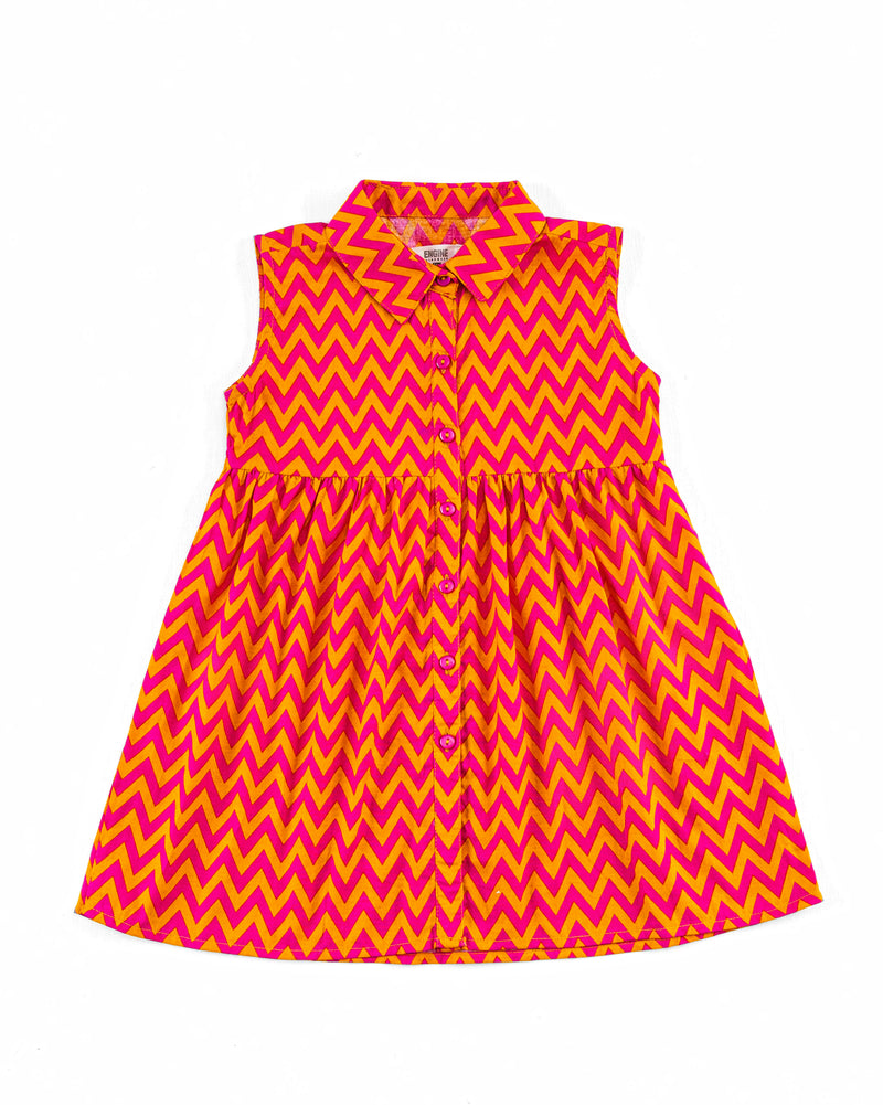 Women Zigzag Print Dress - Engine - Buy Now