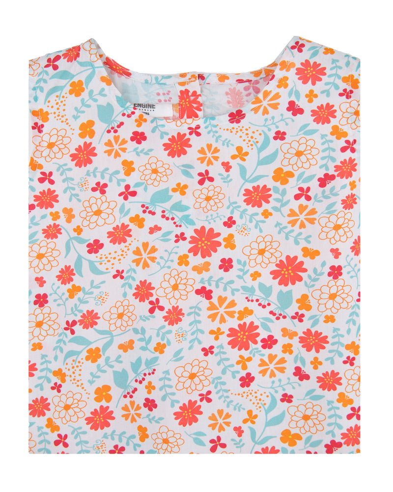 Girls Floral Printed Dress - Engine - Buy Now