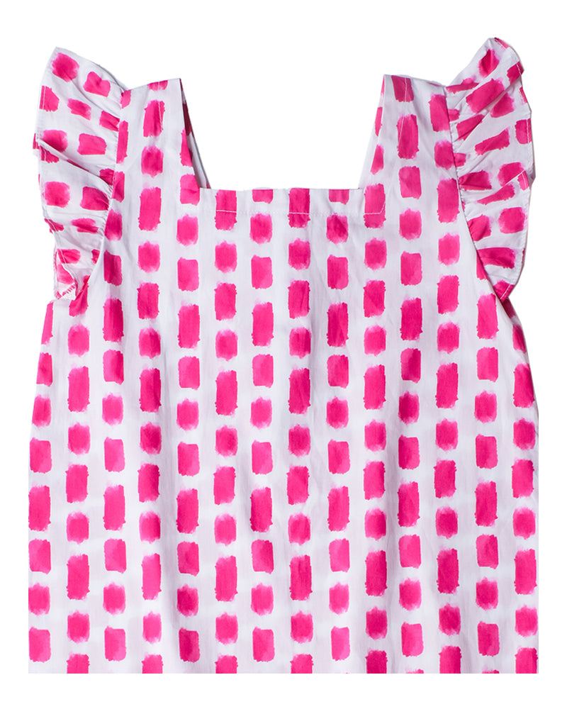 Girls All Over Printed Dress with Ruffle Sleeves - Engine - Buy Now