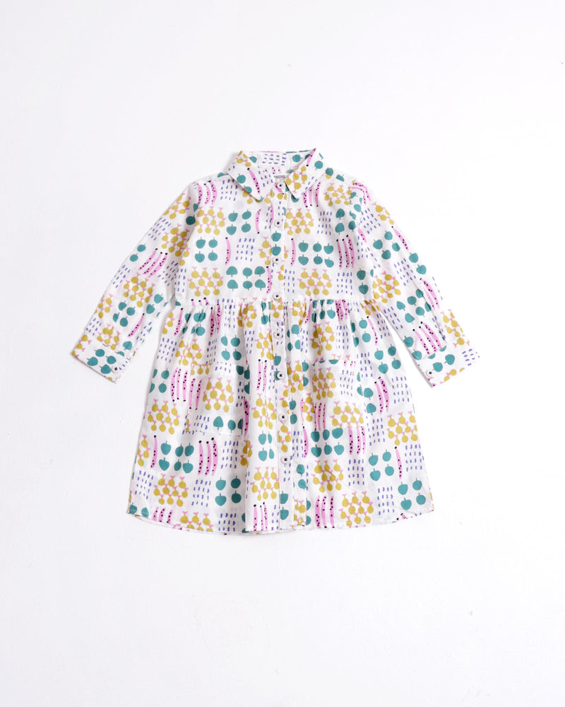 Girls All Over Printed Dress - Engine - Buy Now