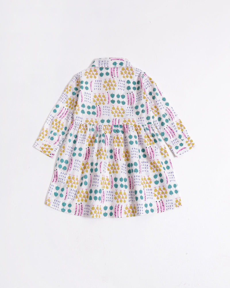 Girls All Over Printed Dress - Engine - Buy Now