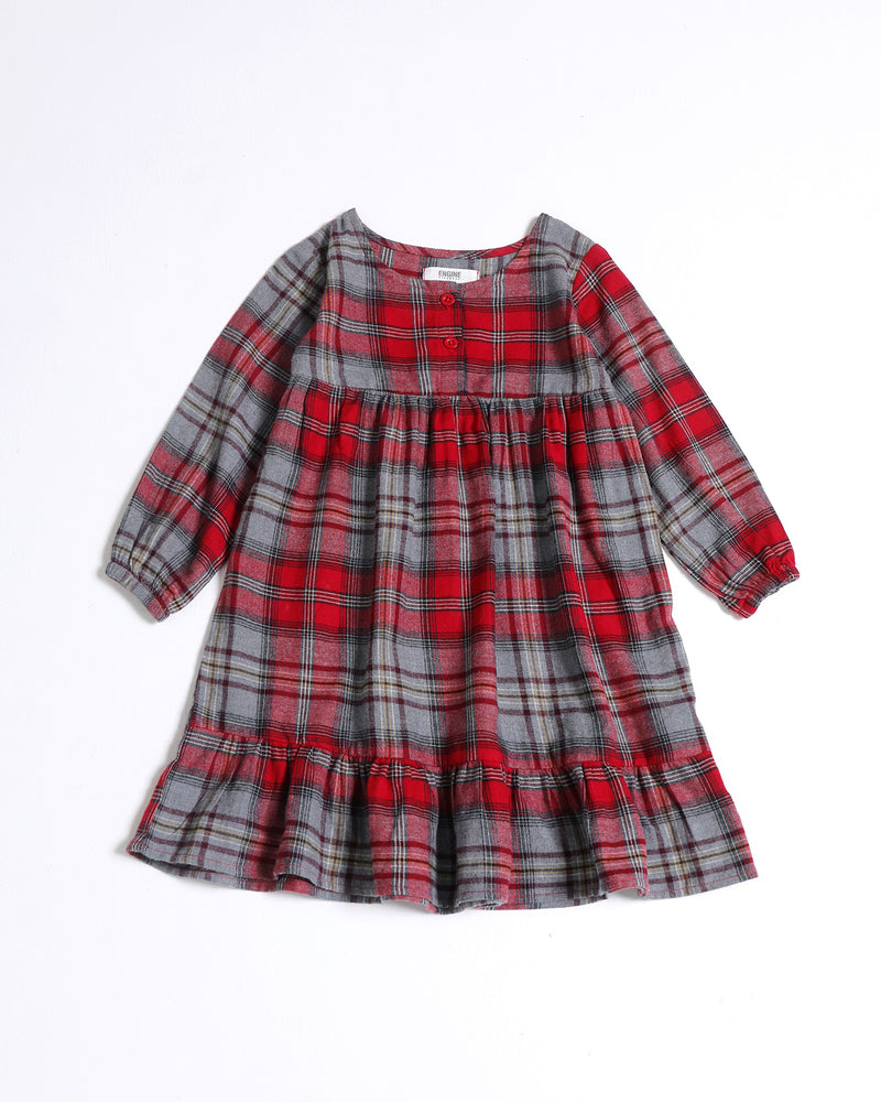 Girls Check Dress - Engine - Buy Now