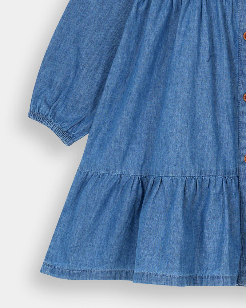 Girls Embroidered Dress - Engine - Buy Now
