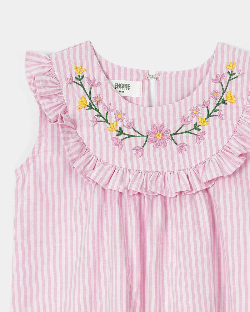 Girls Embroidered Top - Engine - Buy Now