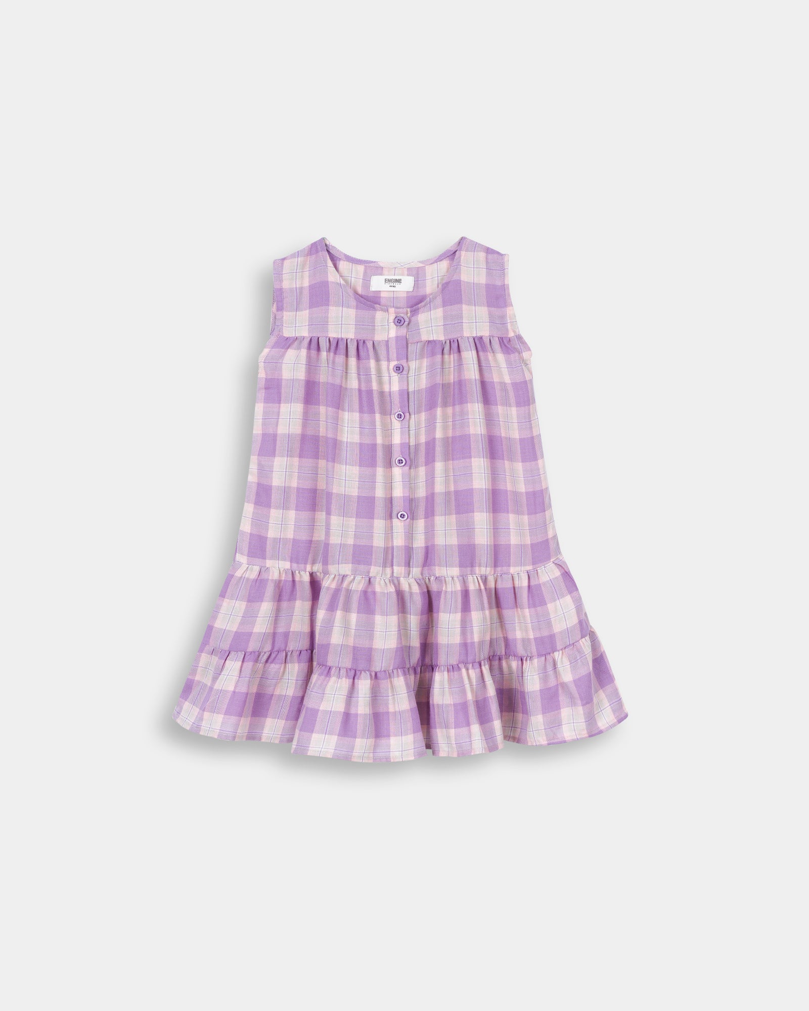 Girls Check Dress - Engine - Buy Now