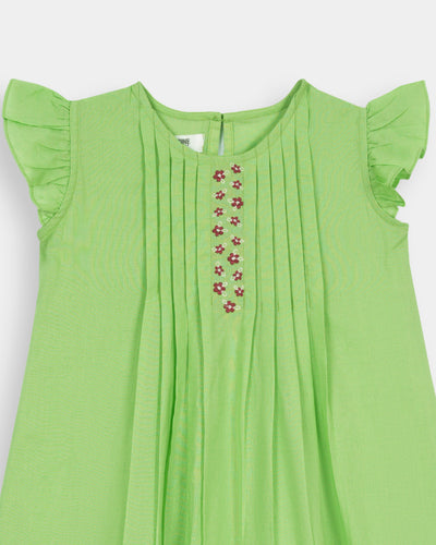 Girls Embroidered Dress