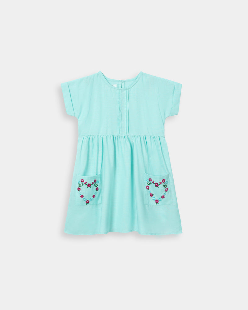 Girls Embroidered Dress - Engine - Buy Now
