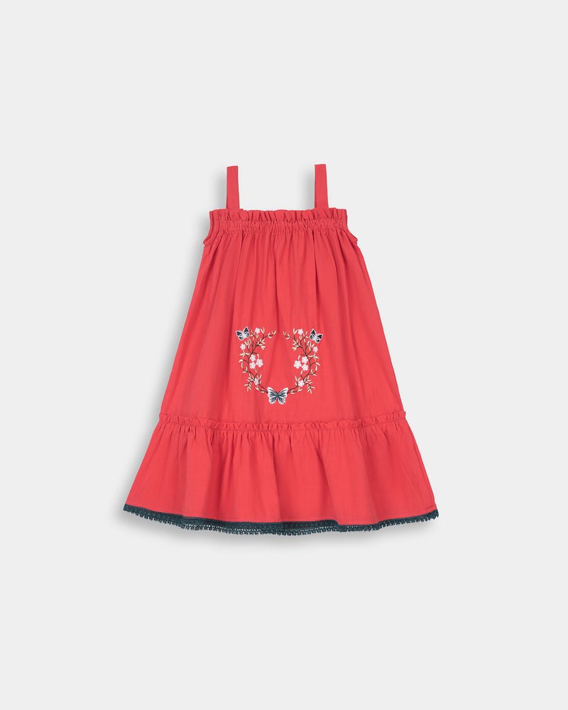 Girls Embroidered Dress - Engine - Buy Now