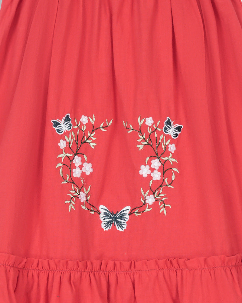 Girls Embroidered Dress - Engine - Buy Now