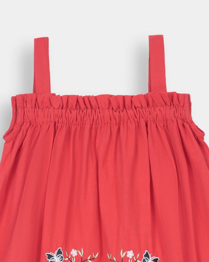 Girls Embroidered Dress - Engine - Buy Now