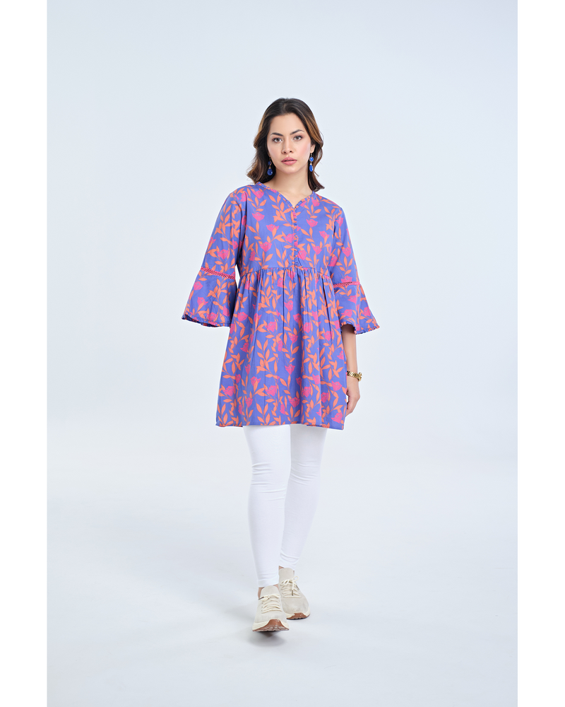 Women Mid-Length Printed Top - Engine - Buy Now