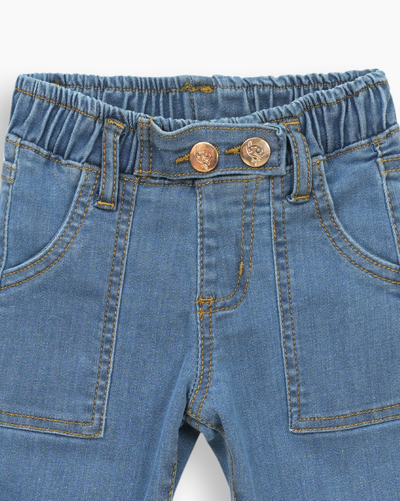 Girls Flared Denim