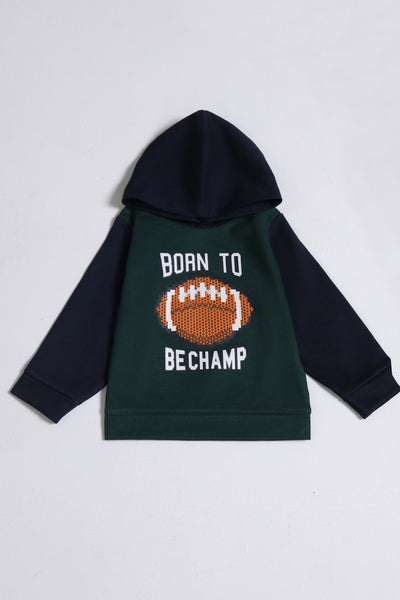 Boys Typography Hoodie