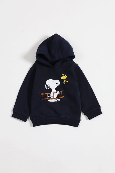 Girls Typography Hoodie