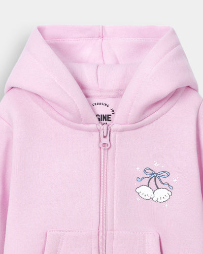 Girls Zip-Up Hoodie