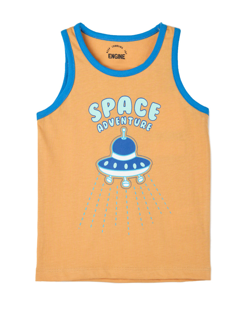 Boys Vest T-Shirt - Engine - Buy Now