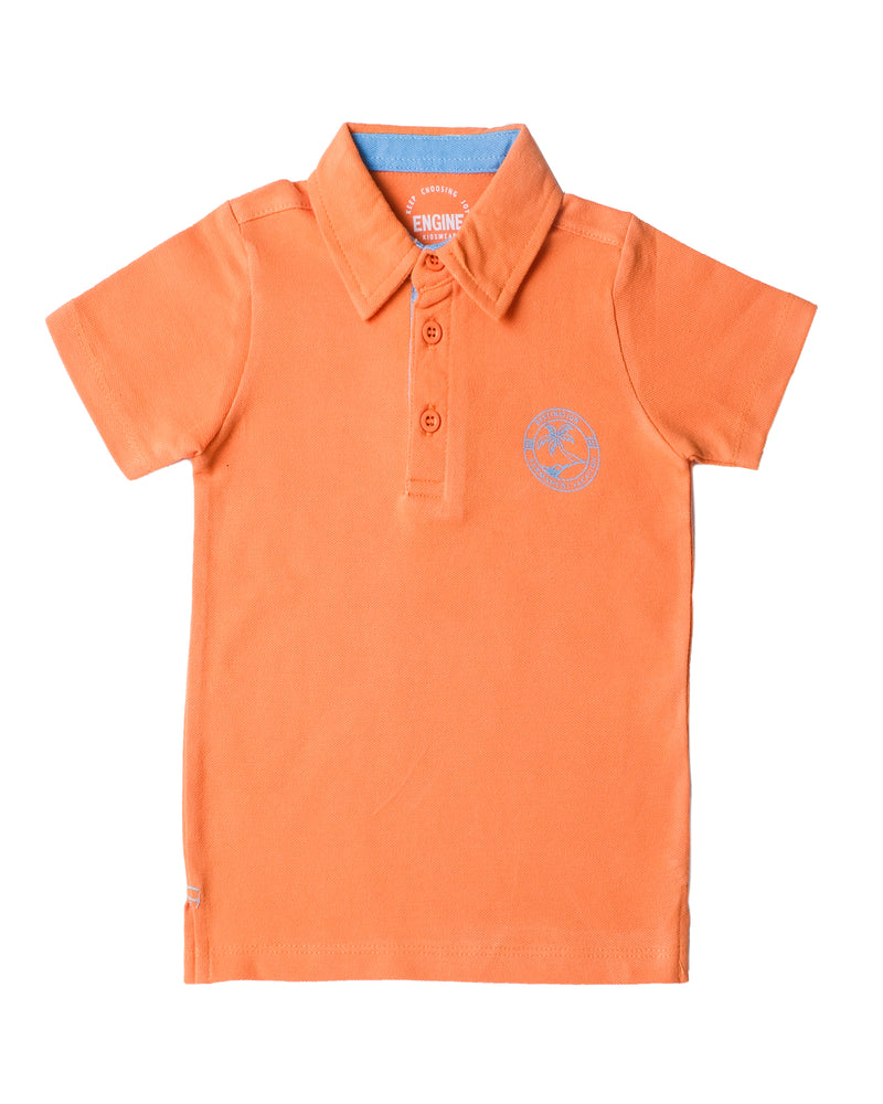 Boys Solid Polo Tee - Engine - Buy Now
