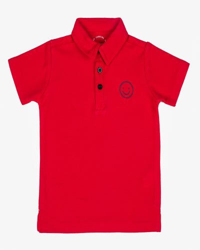 Boys Solid Polo Tee