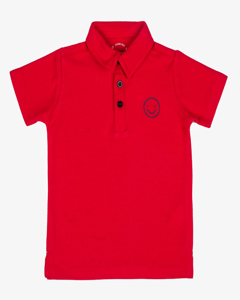 Boys Solid Polo Tee - Engine - Buy Now