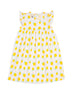 Girls Pineapple Ruffle Sleeve Dress