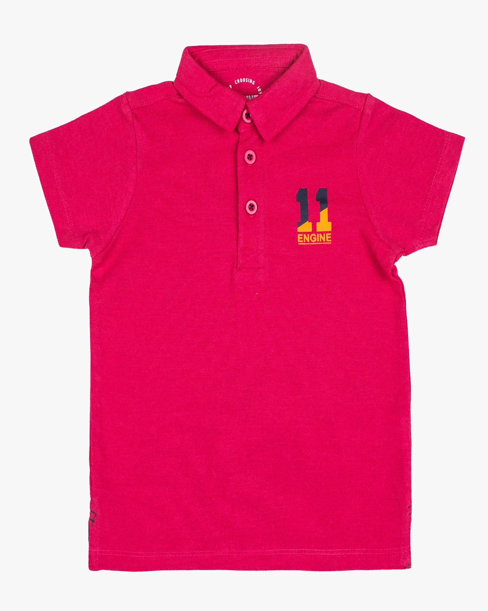 Boys Solid Polo Tee - Engine - Buy Now