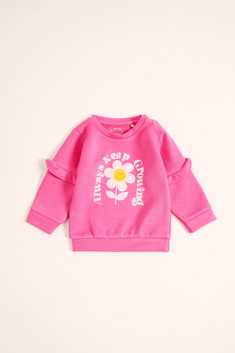 Girls Typography Sweatshirt - Engine - Buy Now