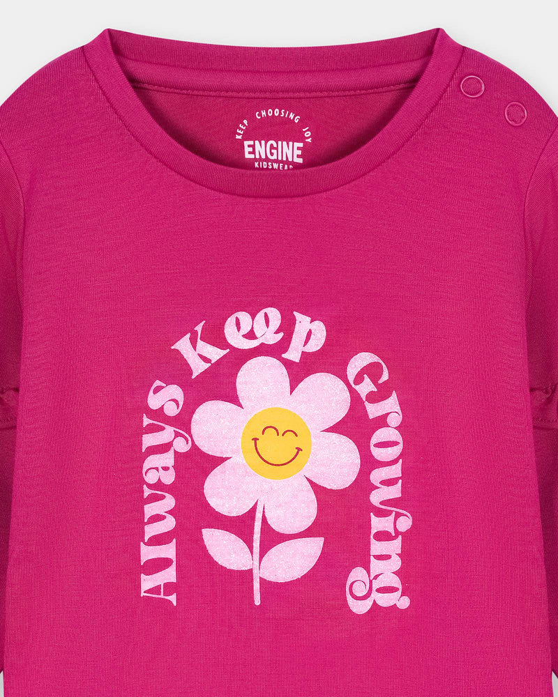 Girls Typography Sweatshirt - Engine - Buy Now