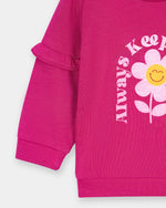 Girls Typography Sweatshirt - Engine - Buy Now