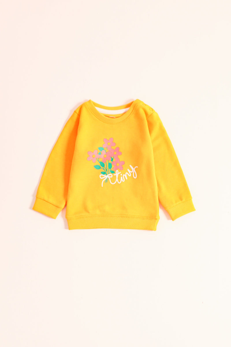 Girls Typography Sweatshirt - Engine - Buy Now