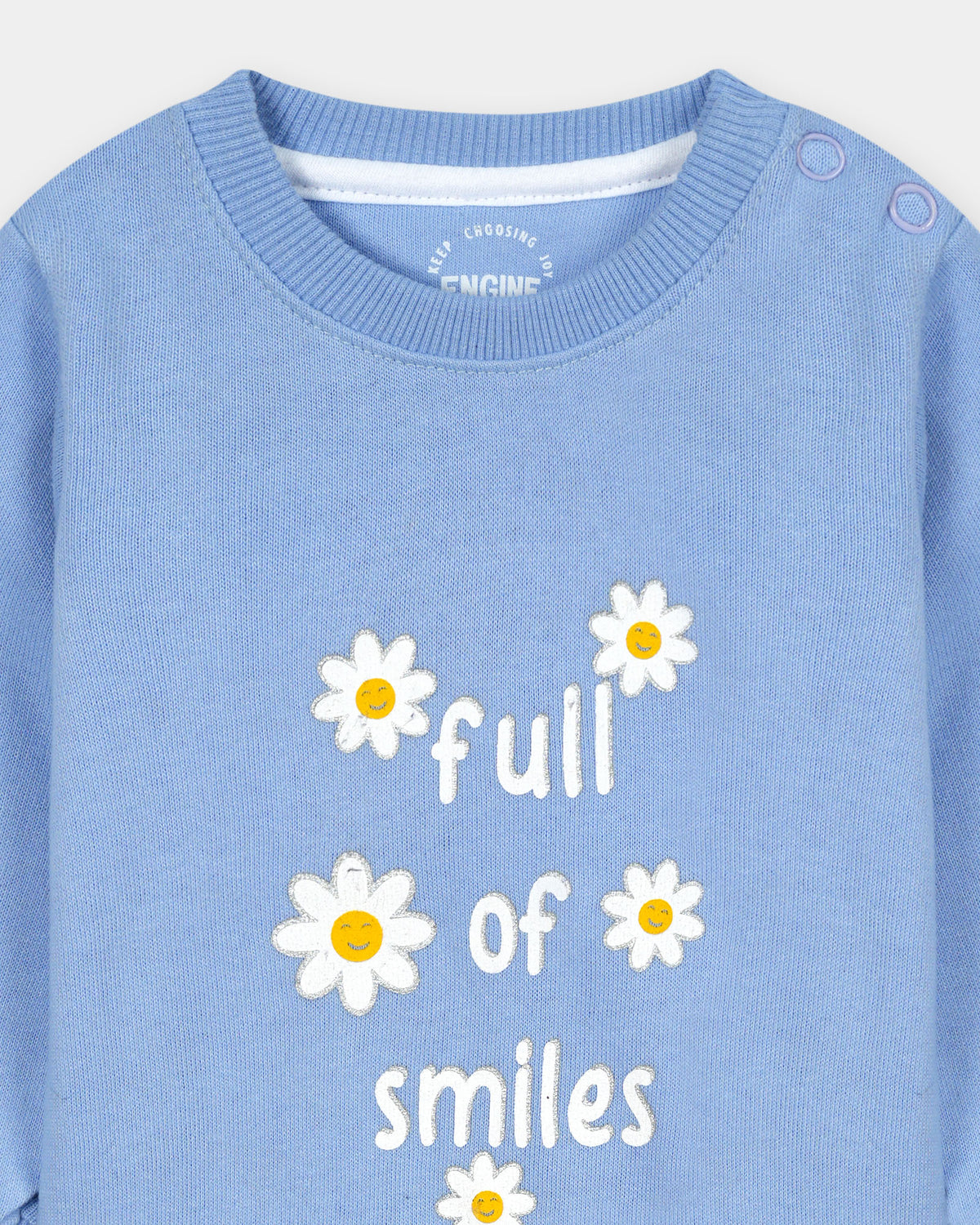 Girls Typography Sweatshirt - Engine - Buy Now
