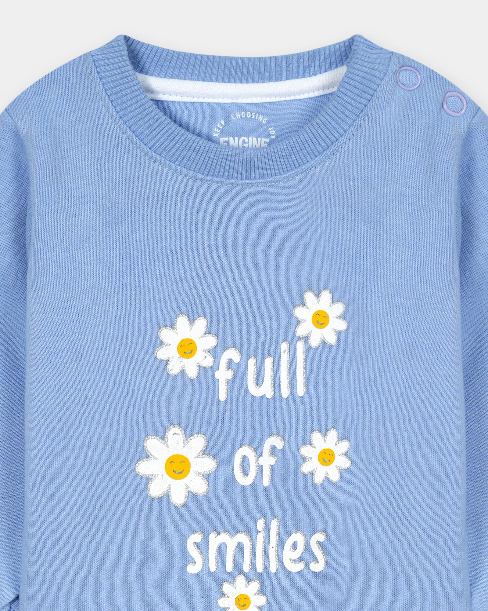 Girls Typography Sweatshirt - Engine - Buy Now