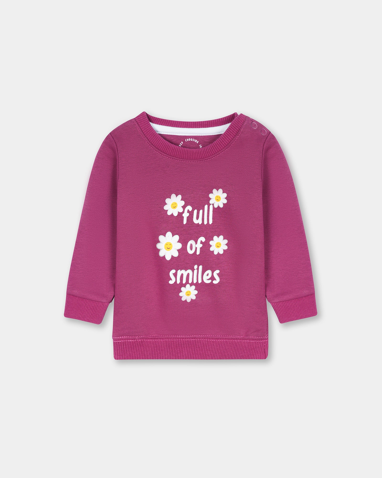 Girls Typography Sweatshirt - Engine - Buy Now
